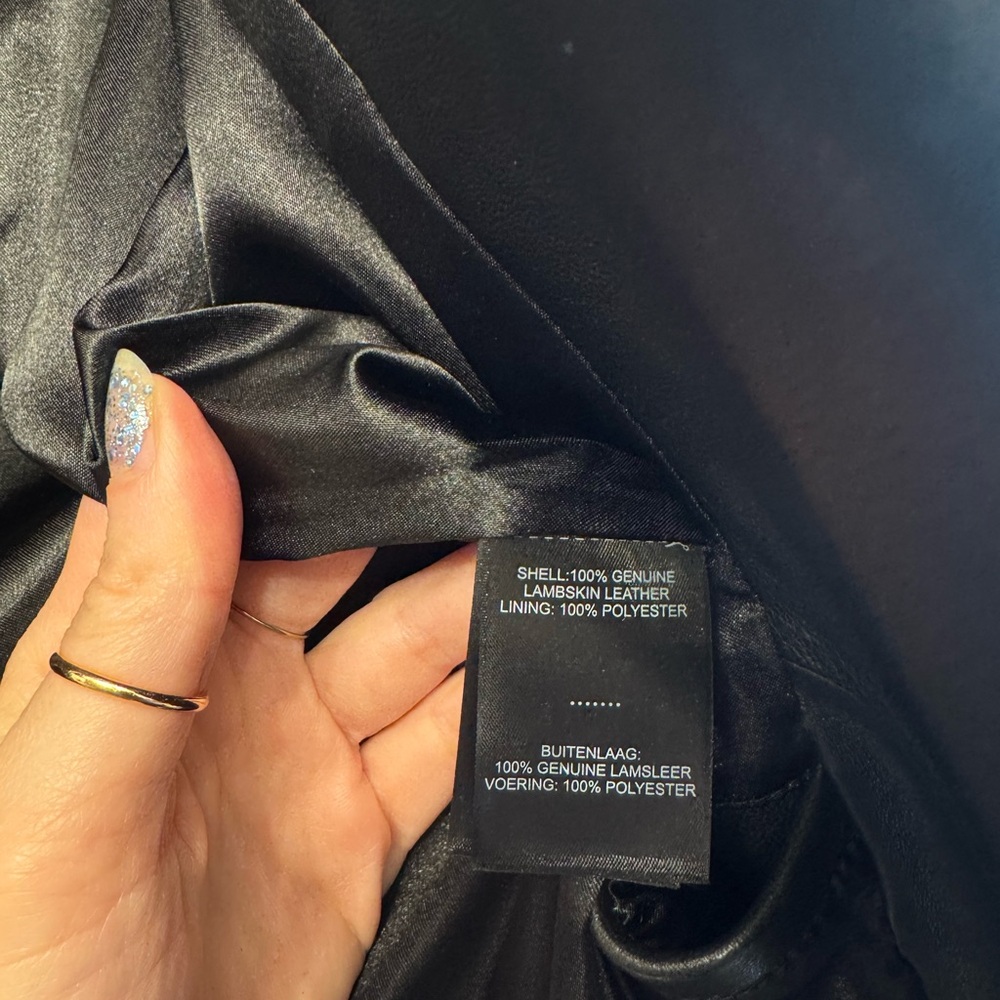 Harley Davidson Women's 120th Anniversary D-Pocket Biker Leather Jacket - Black - Picture 12 of 16